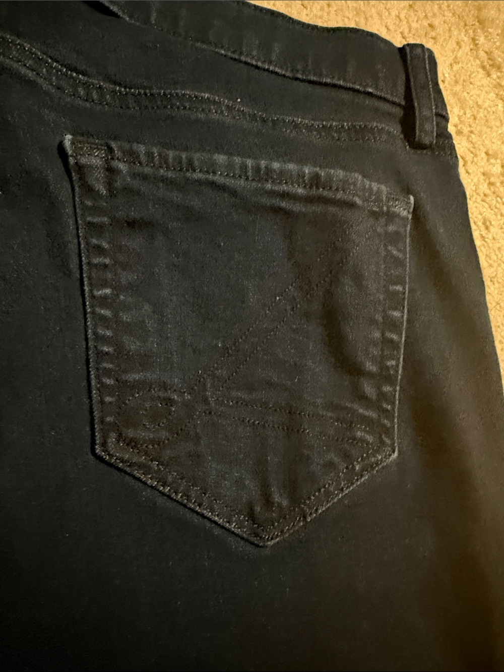 Lilly Pulitzer Navy Straight-Leg Jeans with Gold-Tone Hardware - Picture 13 of 15